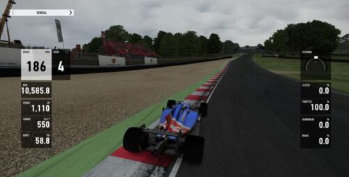 Forza 7 - Brands Hatch - out of track exceptions - turn 1 exit2