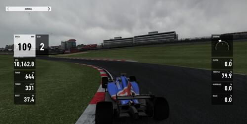 Forza 7 - Brands Hatch - out of track exceptions - turn 3 at apex