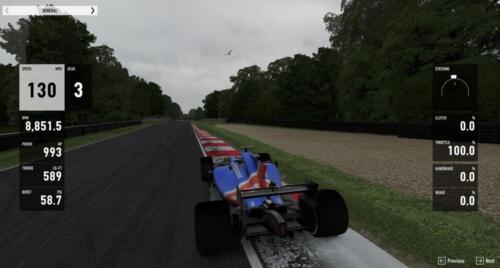 Forza 7 - Brands Hatch - out of track exceptions - turn 4 exit 2