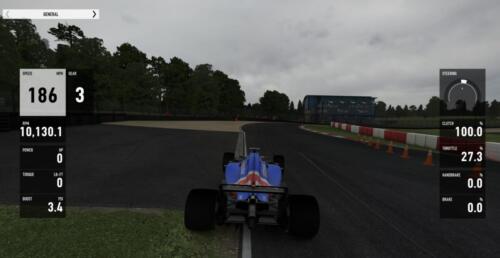 Forza 7 - Brands Hatch - out of track exceptions - turn 9 approach